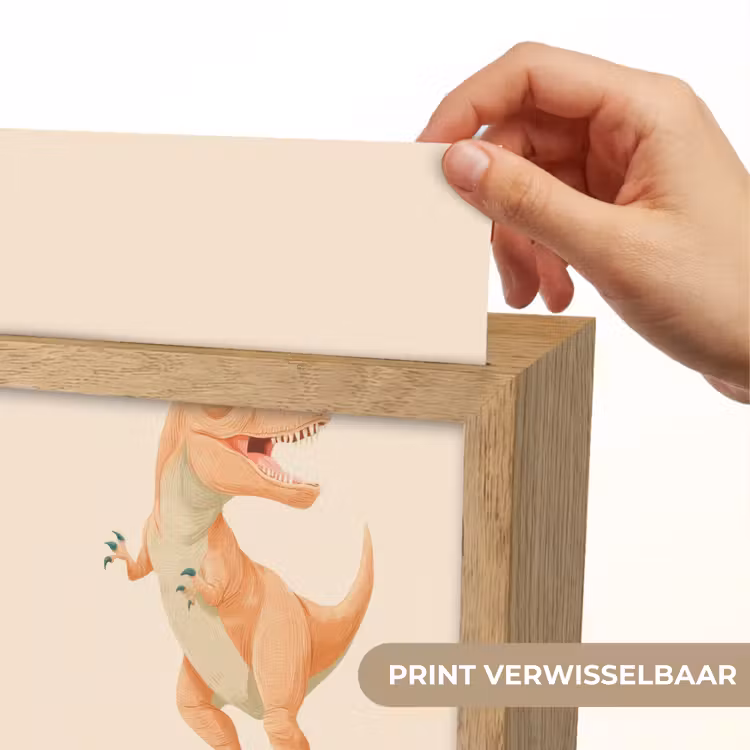 Dino - T-Rex - Oranje Light Box met kabel (Kinderlampje) klein -USP_websiteprintNL