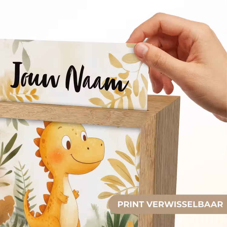 Dino - Voetbal - Oranje Light Box met kabel (Kinderlampje) klein -USP_websiteprintNL
