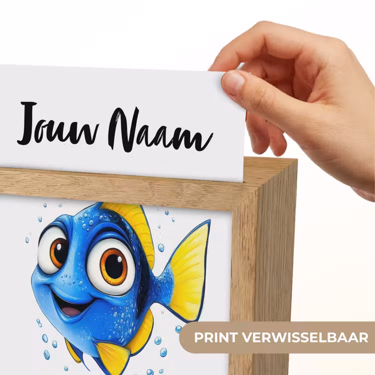 Doktersvis - Blauw - Vis - Spetters Light Box met kabel (Kinderlampje) klein -USP_websiteprintNL
