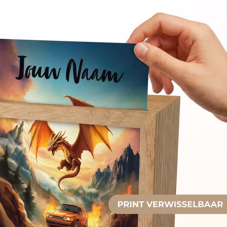 Draak - Auto - Bergen - Vuur Light Box met kabel (Kinderlampje) klein -USP_websiteprintNL