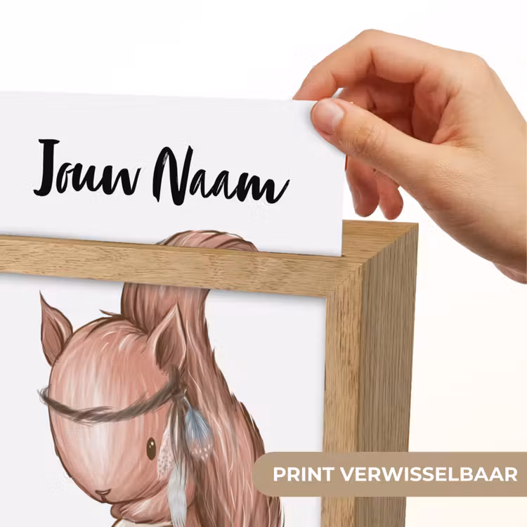 Eekhoorn - Dier - Bosdieren - Bruin Light Box met kabel (Kinderlampje) klein -USP_websiteprintNL