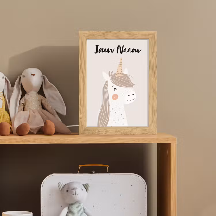 Eenhoorn - Pastel kleuren - Unicorn Light Box met kabel (Kinderlampje) klein -sfeer2_kind