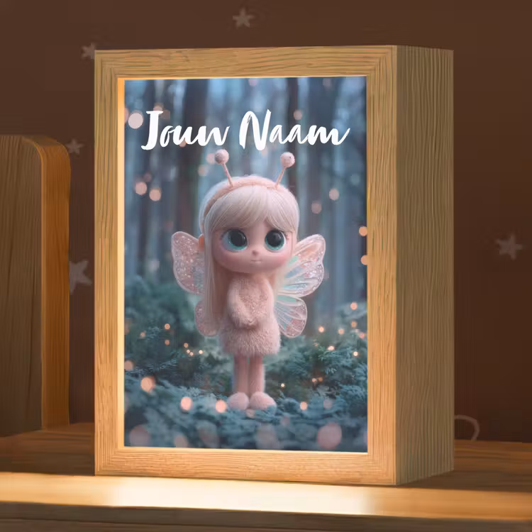 Fairy - Bos - Glitters Light Box met kabel (Kinderlampje) klein -zzz_3d_website