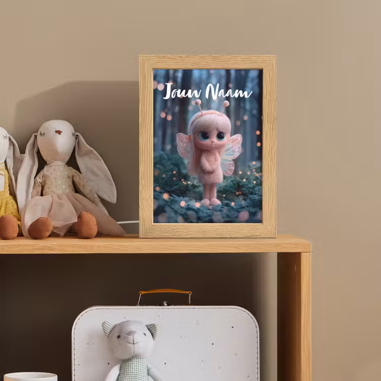 Fairy - Bos - Glitters Light Box met kabel (Kinderlampje) klein -sfeer2_kind