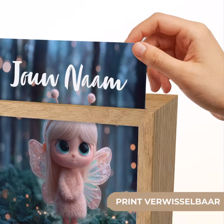 Fairy - Bos - Glitters Light Box met kabel (Kinderlampje) klein -USP_websiteprintNL
