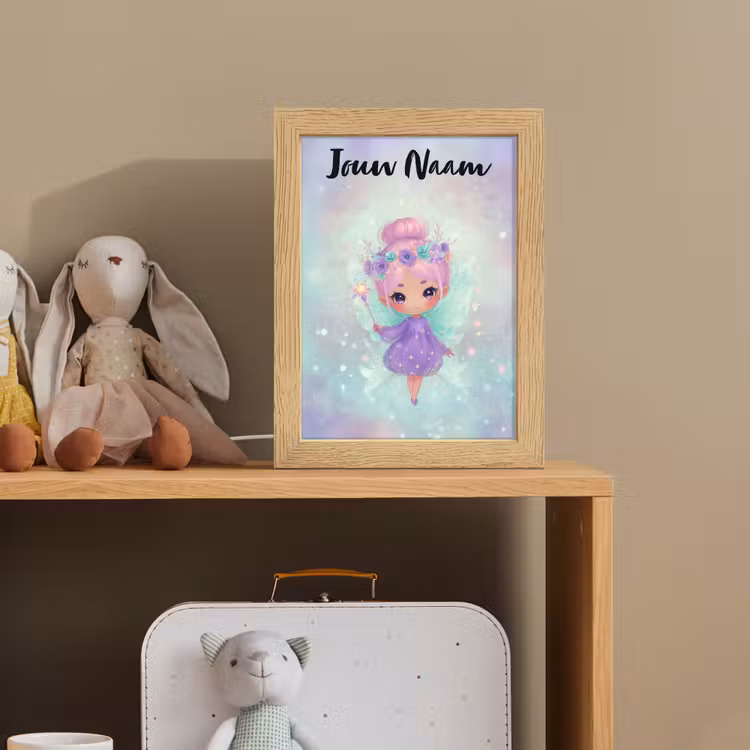 Fee - Paars - Glinsters Light Box met kabel (Kinderlampje) klein -sfeer2_kind