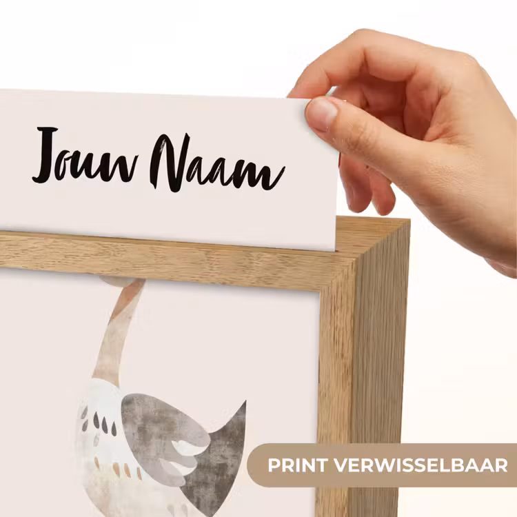 Gans - Dier - Pastel kleuren Light Box met kabel (Kinderlampje) klein -USP_websiteprintNL