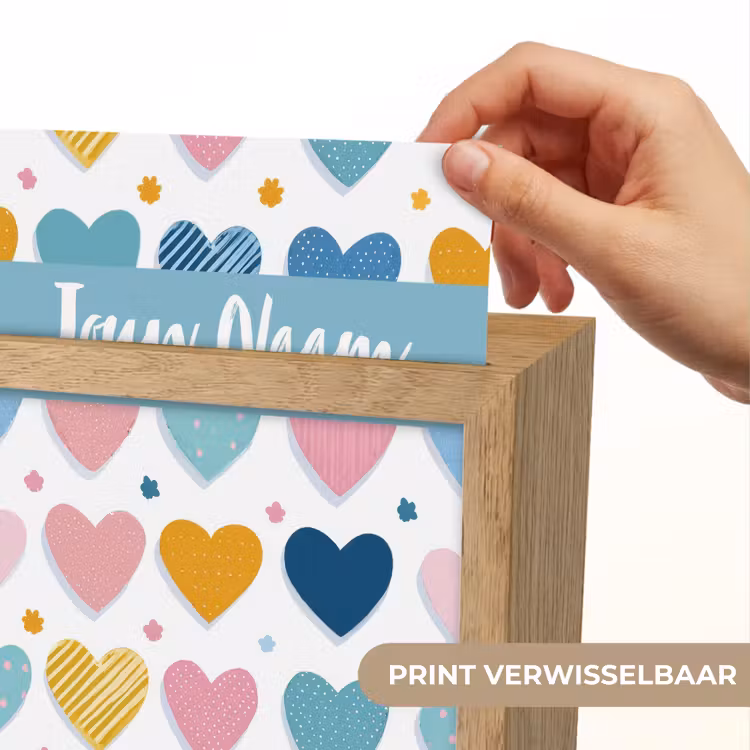 Hartjes - Pastel - Patroon Light Box met kabel (Kinderlampje) klein -USP_websiteprintNL