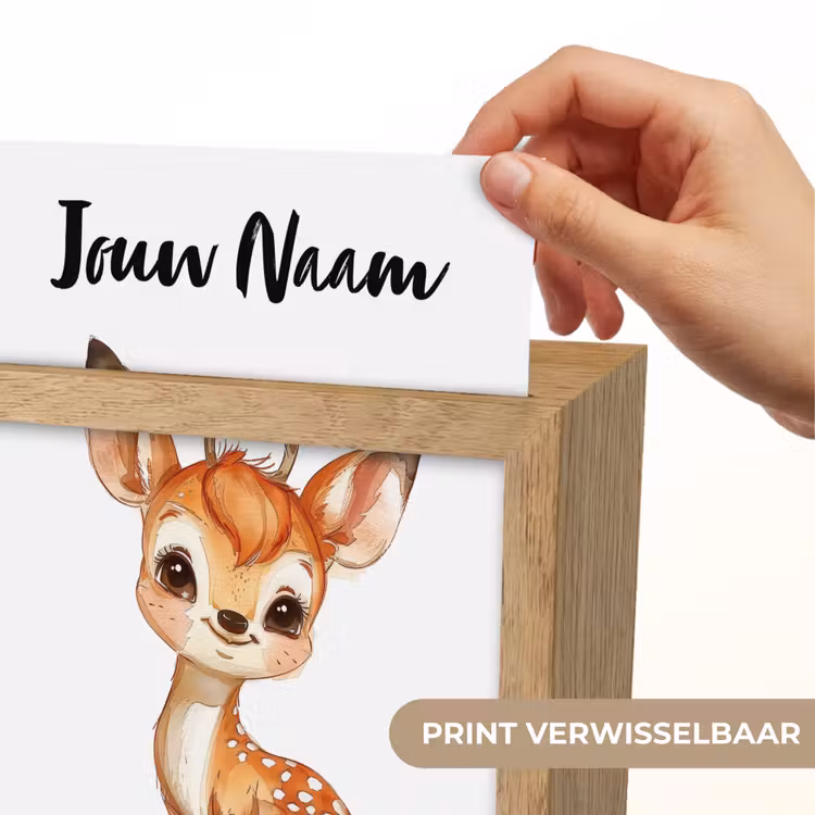 Hert - Baby - Dieren Light Box met kabel (Kinderlampje) klein -USP_websiteprintNL