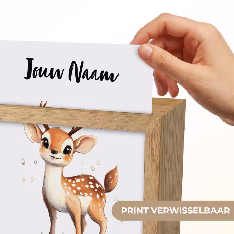 Hert - Dier - Bruin Light Box met kabel (Kinderlampje) klein -USP_websiteprintNL