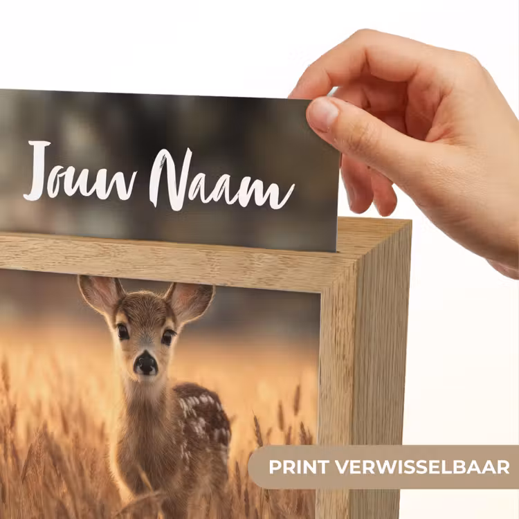 Hert - Graanveld - Bruin Light Box met kabel (Kinderlampje) klein -USP_websiteprintNL