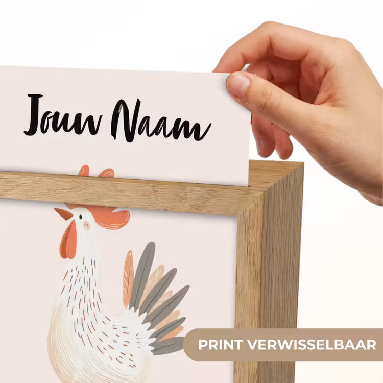 Kip - Boerderij - Dieren Light Box met kabel (Kinderlampje) klein -USP_websiteprintNL