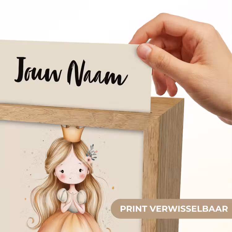 Kroon - Prinses - Bloem - Jurk Light Box met kabel (Kinderlampje) klein -USP_websiteprintNL