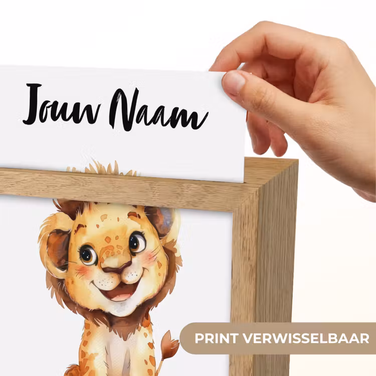Leeuw - Baby dier Light Box met kabel (Kinderlampje) klein -USP_websiteprintNL