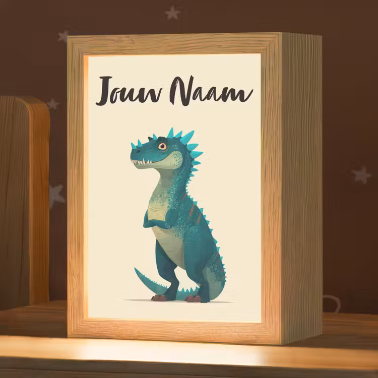 Minimalistisch - Stekels - Blauw Light Box met kabel (Kinderlampje) klein -zzz_3d_website