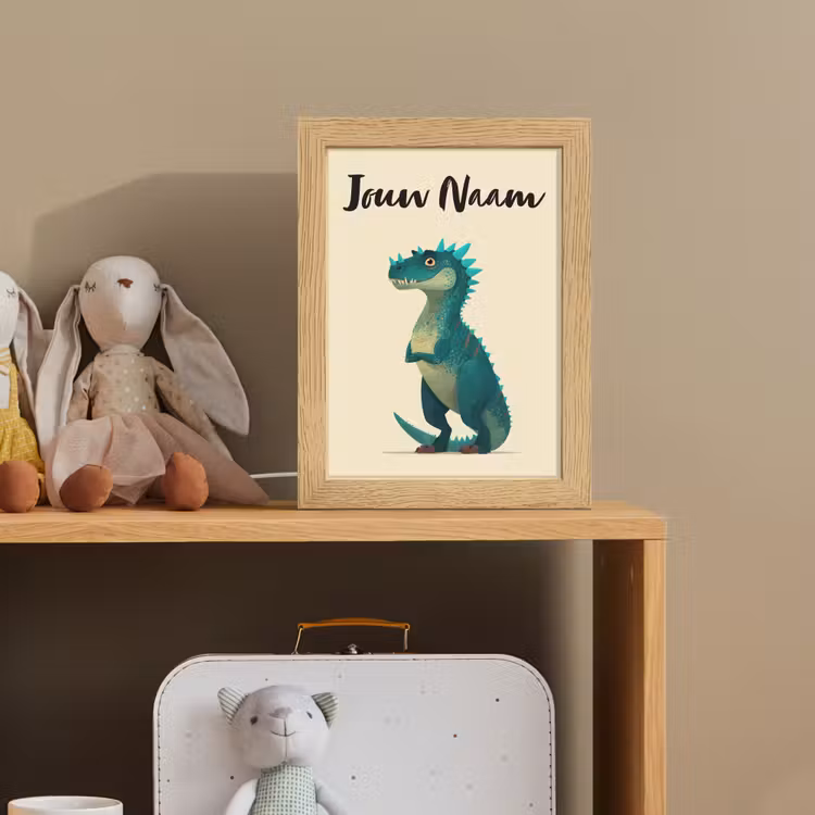 Minimalistisch - Stekels - Blauw Light Box met kabel (Kinderlampje) klein -sfeer2_kind