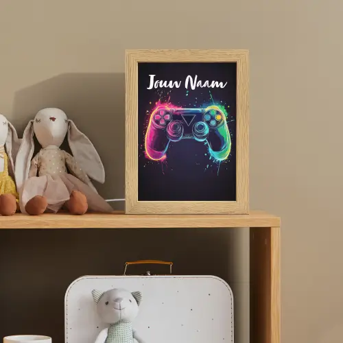 Neon - Controller - Verfspatten - Game Light Box met kabel (Kinderlampje) klein -sfeer2_kind