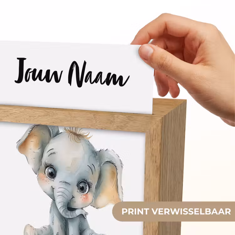 Olifant - Baby dier Light Box met kabel (Kinderlampje) klein -USP_websiteprintNL