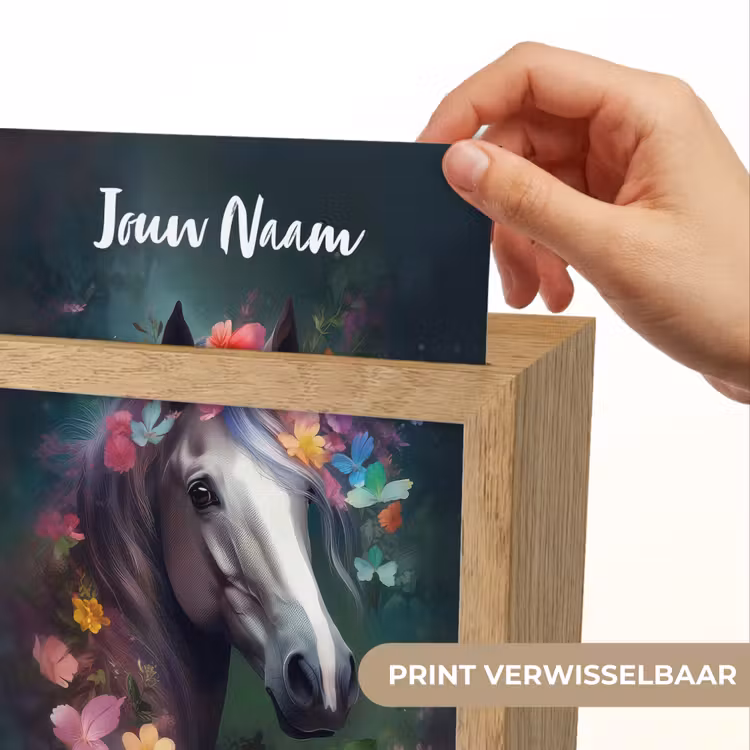 Paard - Natuur - Bloemen - Bos - Dieren Light Box met kabel (Kinderlampje) klein -USP_websiteprintNL