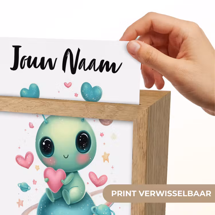 Ruimte - Wezen - Hartjes - Planeet Light Box met kabel (Kinderlampje) klein -USP_websiteprintNL