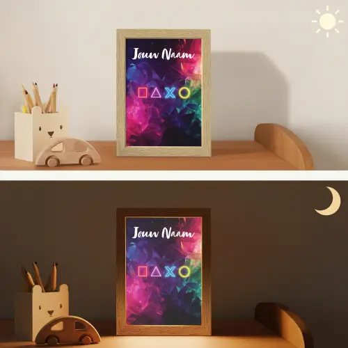 Symbolen - Game - Kleurrijk Light Box met kabel (Kinderlampje) klein -sfeer3_kind