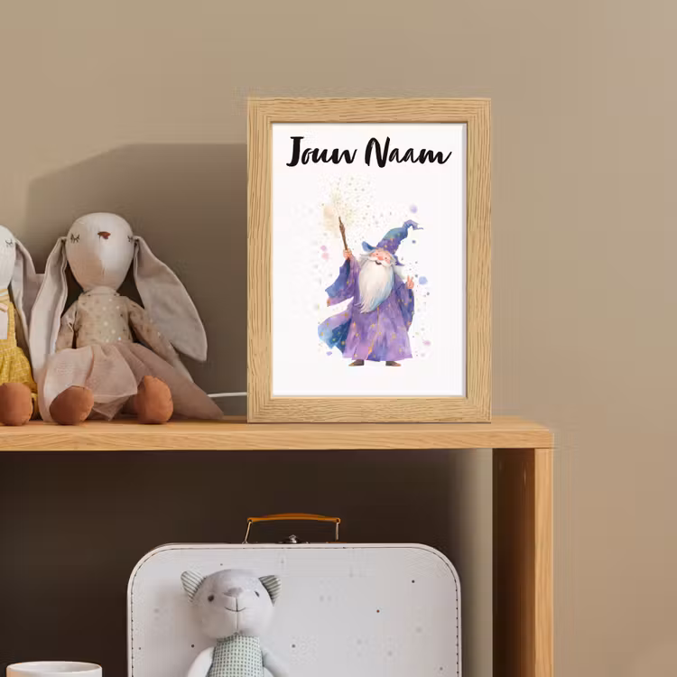 Tovenaar - Magie - Paars Light Box met kabel (Kinderlampje) klein -sfeer2_kind