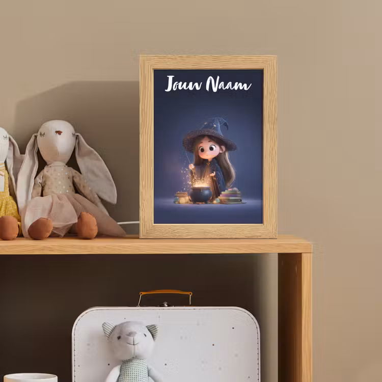 Tovenares - Magisch - Blauw - Toveren Light Box met kabel (Kinderlampje) klein -sfeer2_kind