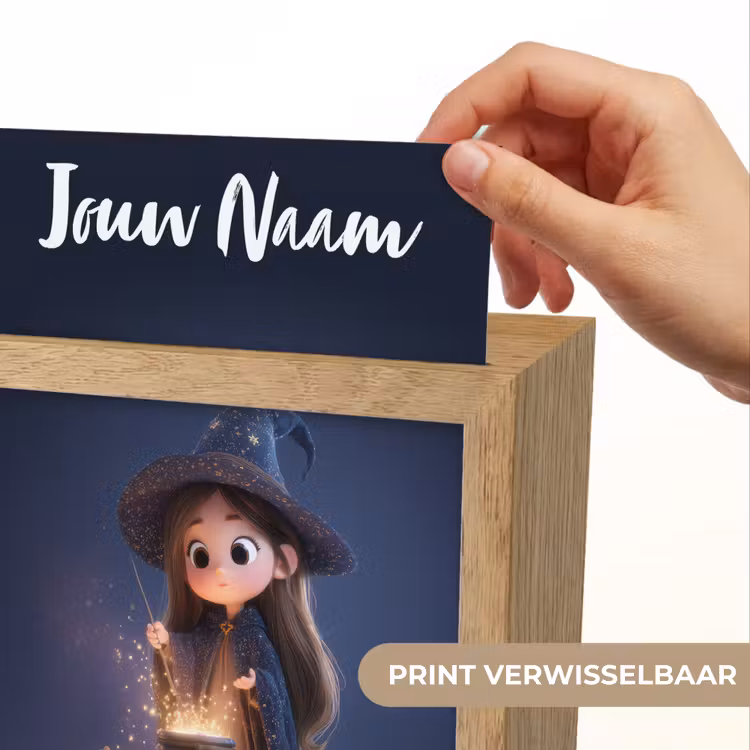 Tovenares - Magisch - Blauw - Toveren Light Box met kabel (Kinderlampje) klein -USP_websiteprintNL