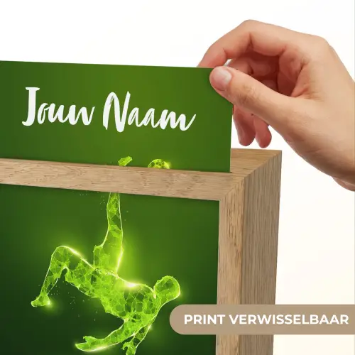 Voetbal - Groen - Omhaal Light Box met kabel (Kinderlampje) klein -USP_websiteprintNL