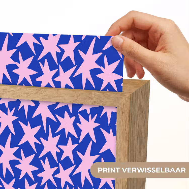 Modern - Sterren - Blauw Light Box met kabel (Kinderlampje) klein 904 -USP_websiteprintNL