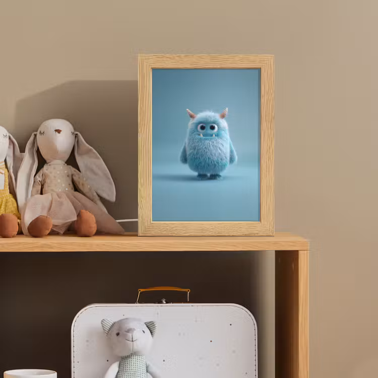 Monster - Blauw Light Box met kabel klein -sfeer2_kind