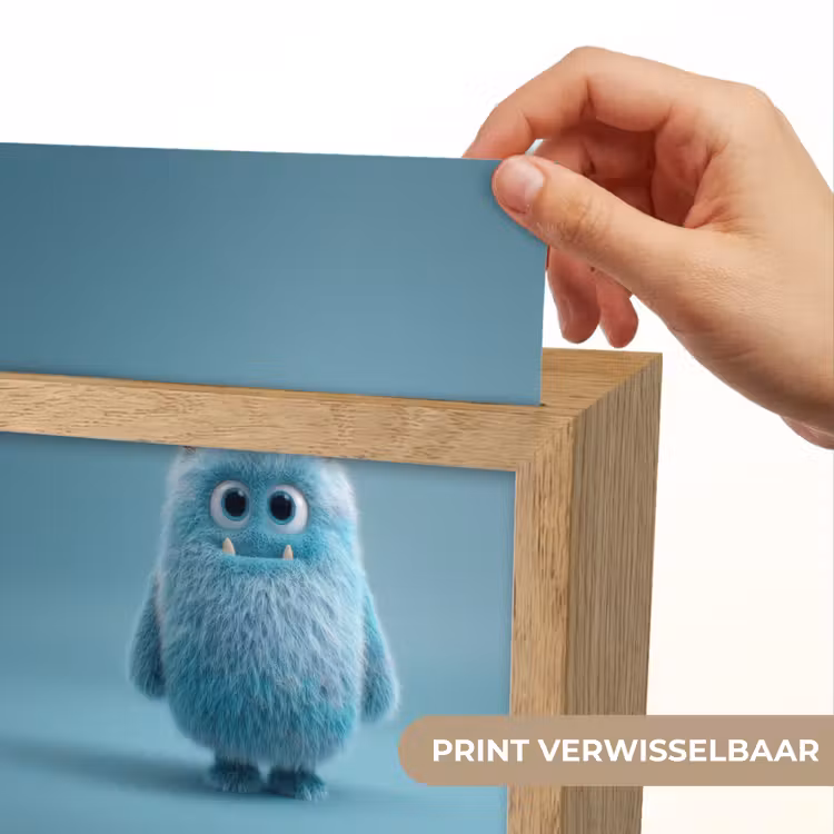 Monster - Blauw Light Box met kabel (Kinderlampje) klein -USP_websiteprintNL