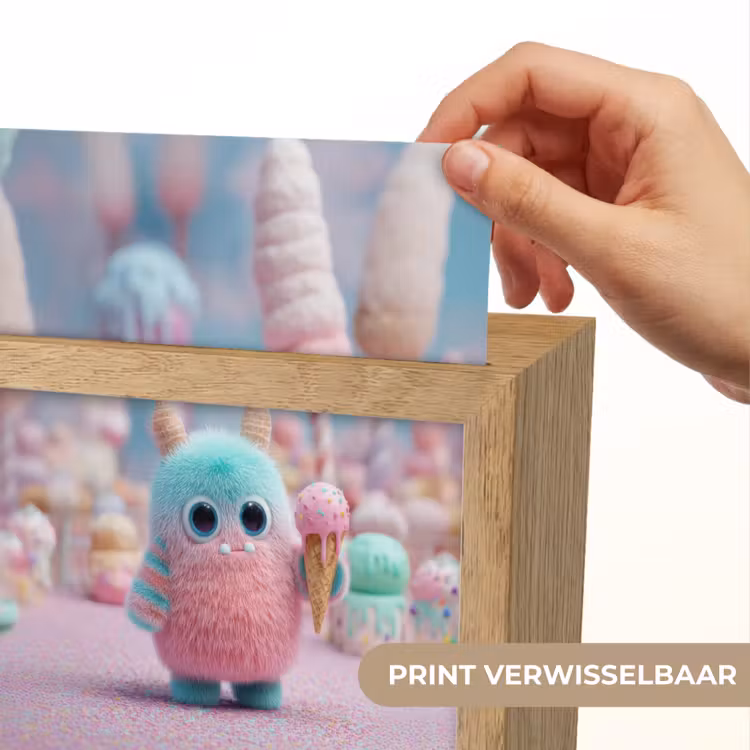 Monster - Pastel - Roze - Snoep Light Box met kabel (Kinderlampje) klein -USP_websiteprintNL