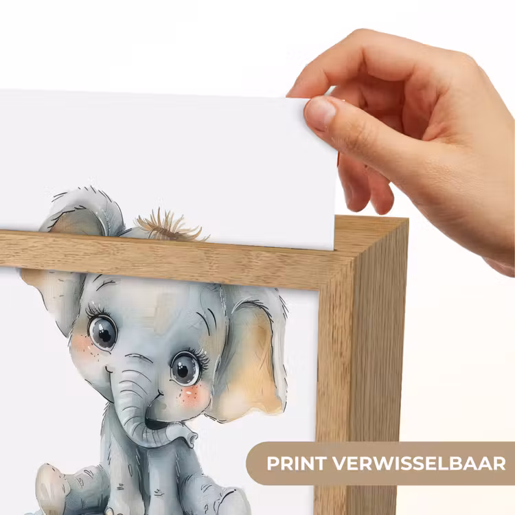 Olifant - Baby dier Light Box met kabel (Kinderlampje) klein -USP_websiteprintNL