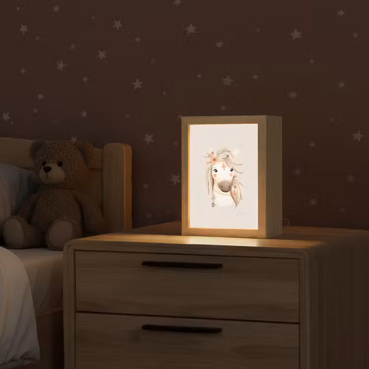 Paard - Bohemian - Pastel Light Box met kabel klein -sfeer1_kind
