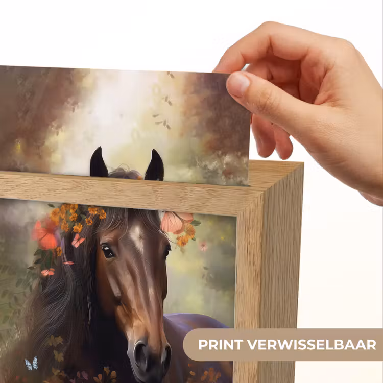 Paard - Dieren - Bloemen - Bos - Vlinder Light Box met kabel (Kinderlampje) klein -USP_websiteprintNL