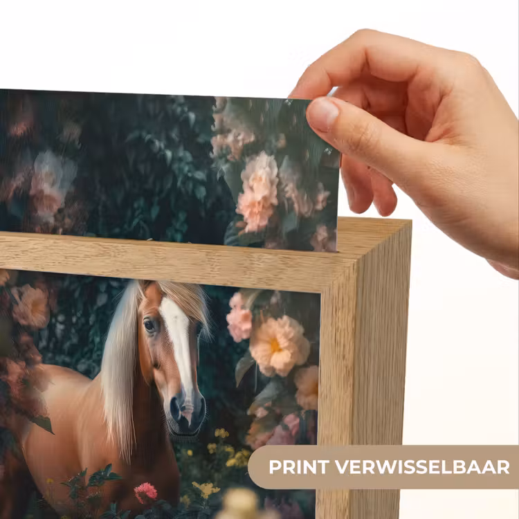 Paard - Natuur - Bloemen - Bos - Dieren Light Box met kabel (Kinderlampje) klein -USP_websiteprintNL