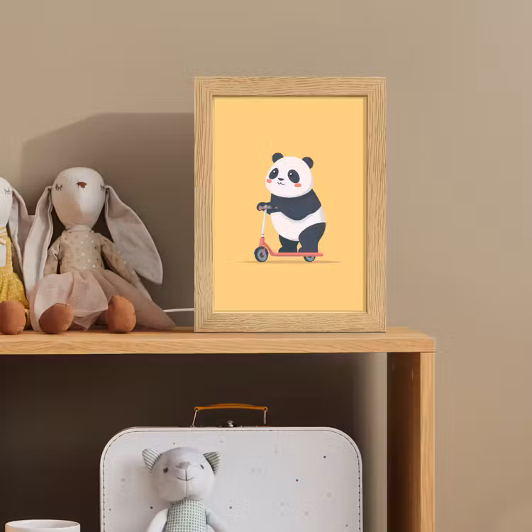 Panda - Step - Geel Light Box met kabel klein -sfeer2_kind