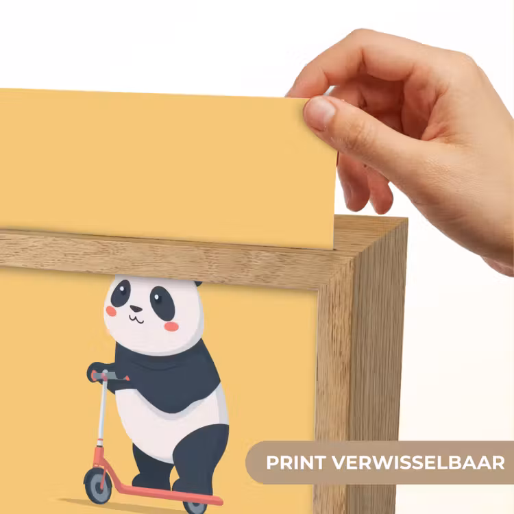 Panda - Step - Geel Light Box met kabel (Kinderlampje) klein -USP_websiteprintNL