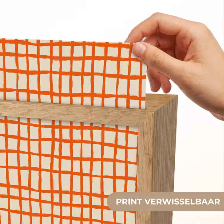 Patroon - Lijnen - Oranje Light Box met kabel (Kinderlampje) klein 904 -USP_websiteprintNL