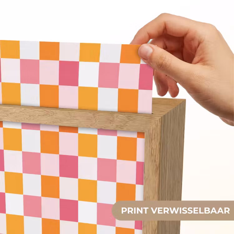 Patroon - Vierkant - Roze Light Box met kabel (Kinderlampje) klein 904 -USP_websiteprintNL