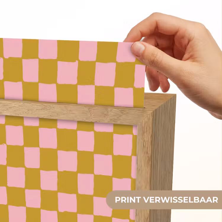Patroon - Vierkant - Roze Light Box met kabel (Kinderlampje) klein 904 -USP_websiteprintNL