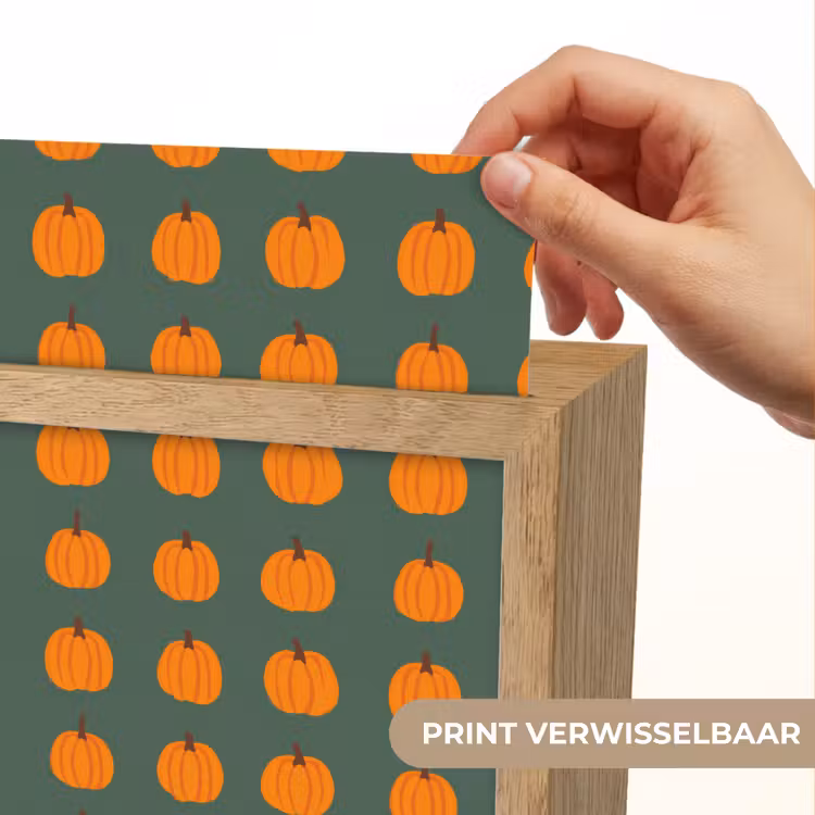 Pompoen - Patroon - Oranje Light Box met kabel (Kinderlampje) klein 904 -USP_websiteprintNL