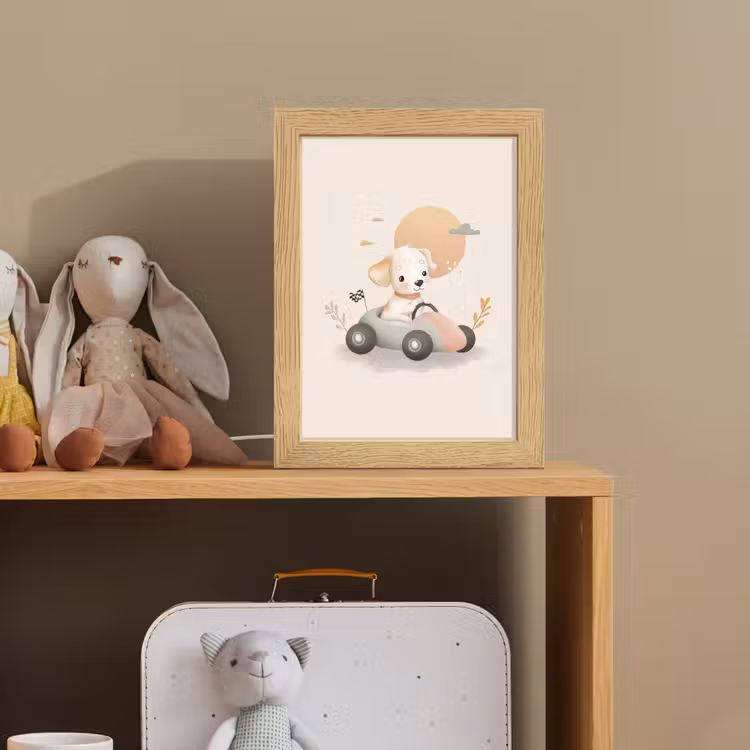 Puppy - Raceauto - Oranje Light Box met kabel klein -sfeer2_kind