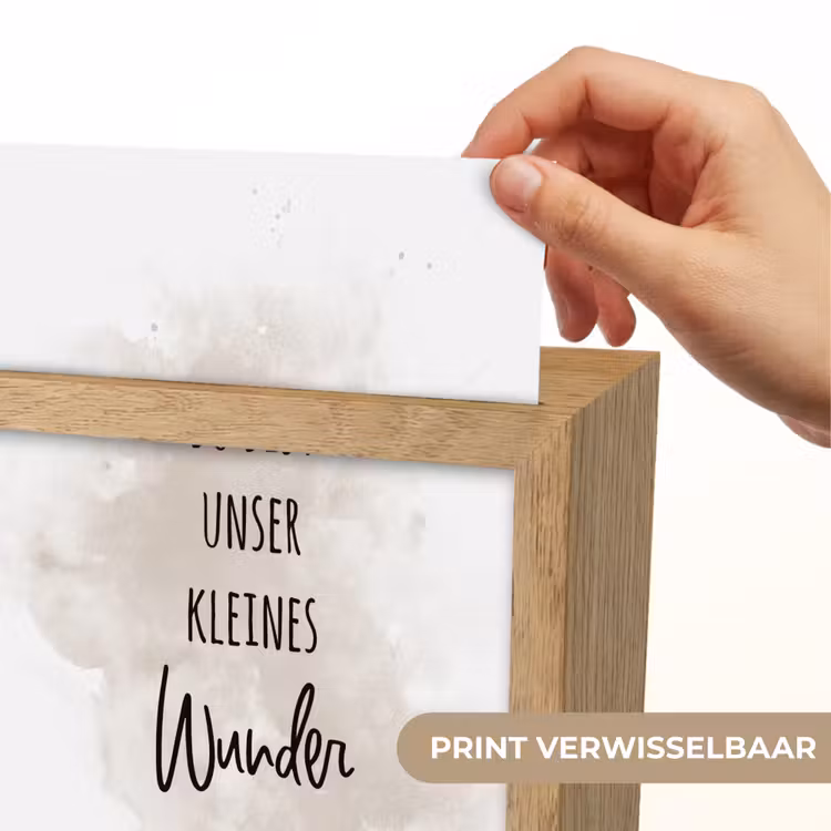 Quote - Wonder - Beige - Wit - Hart Light Box met kabel (Kinderlampje) klein -USP_websiteprintNL