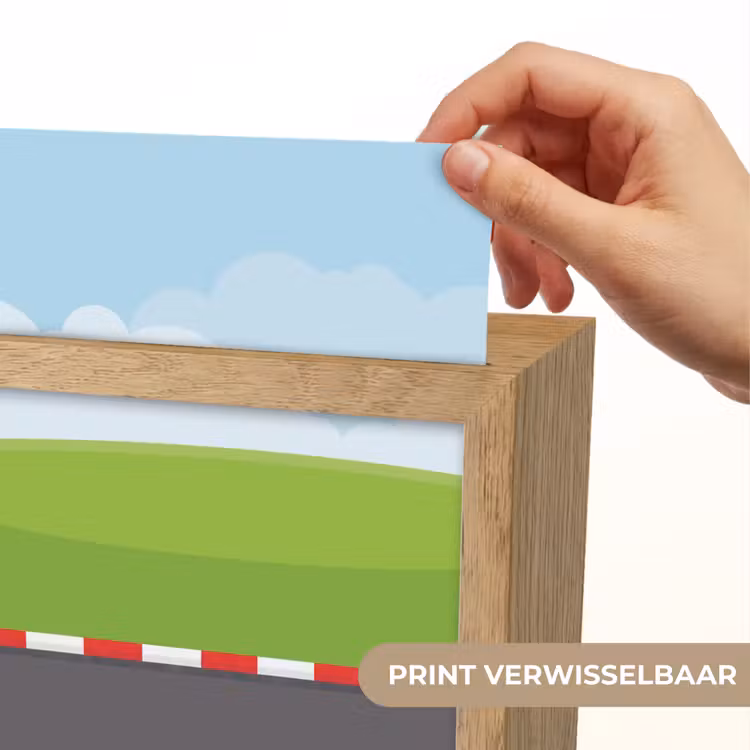 Racebaan - Illustratie - Sport - Kleurrijk Light Box met kabel (Kinderlampje) klein -USP_websiteprintNL