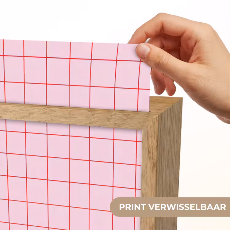Raster - Patroon - Roze Light Box met kabel (Kinderlampje) klein 904 -USP_websiteprintNL