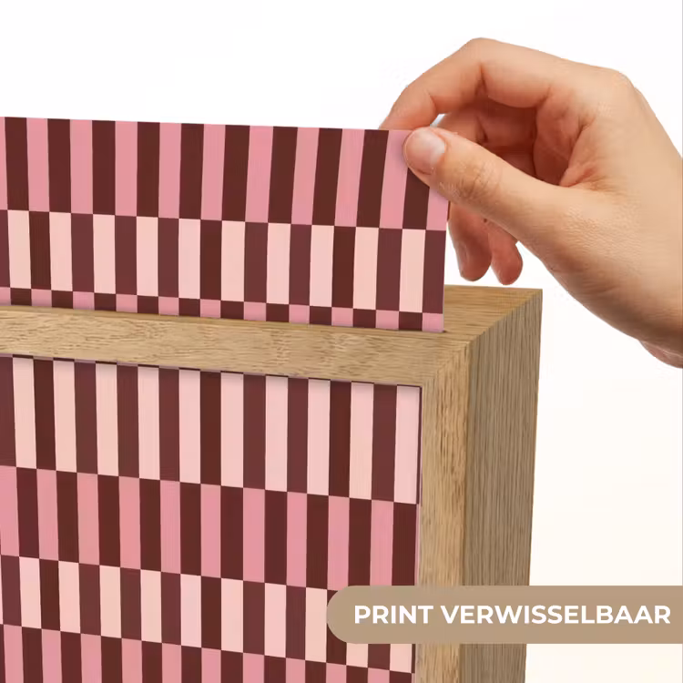 Roze - Rood - Blokjes Light Box met kabel (Kinderlampje) klein 904 -USP_websiteprintNL
