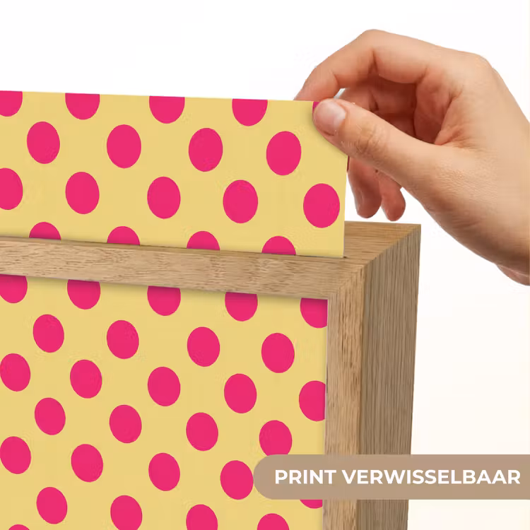 Roze - Stippen - Geel Light Box met kabel (Kinderlampje) klein 904 -USP_websiteprintNL