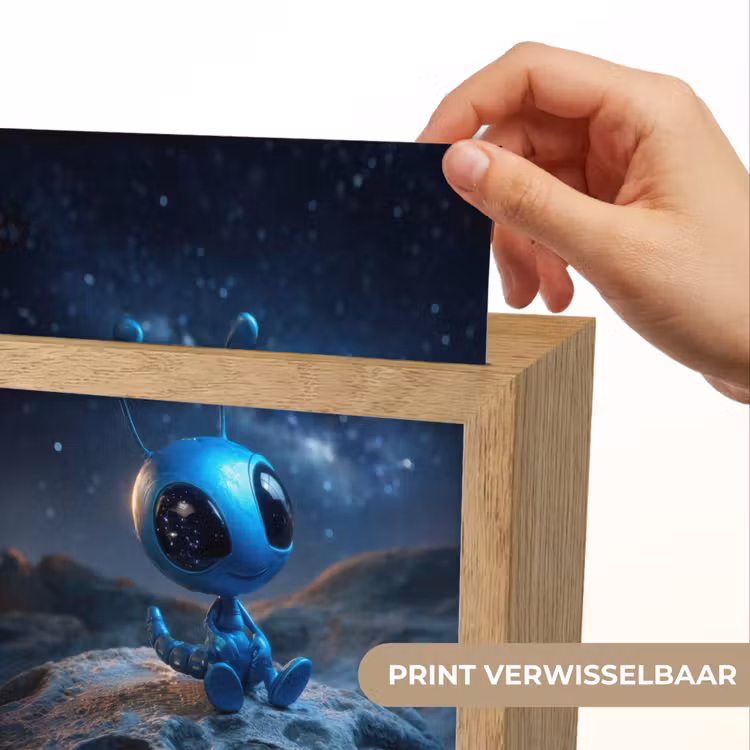 Ruimtewezen - Blauw - Galaxy Light Box met kabel (Kinderlampje) klein -USP_websiteprintNL